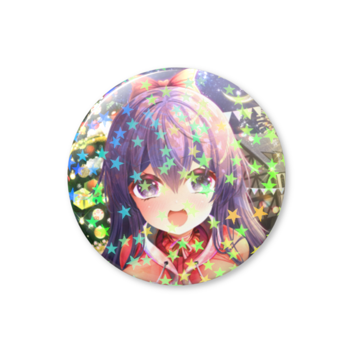 ホログラム缶バッジ - 25mm(スター)