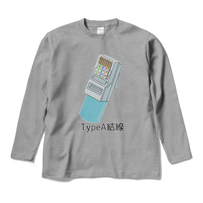 LAN TypeA ロングスリーブTシャツ - M - 杢グレー