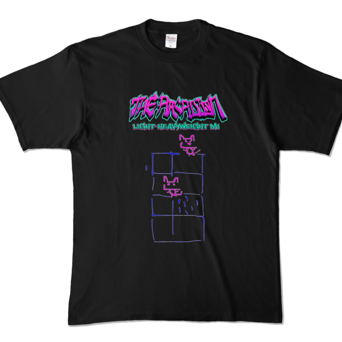 カラーTシャツ - XL - ブラック (濃色)