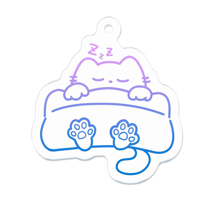 アクリルキーホルダー - 50 x 50 (mm)