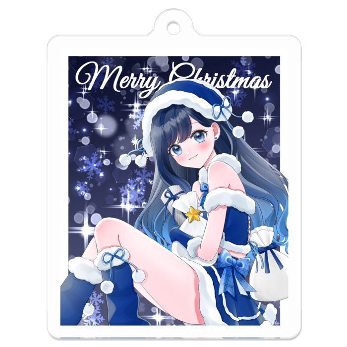 アクリルキーホルダー（コーティング） - 50 x 50 (mm)