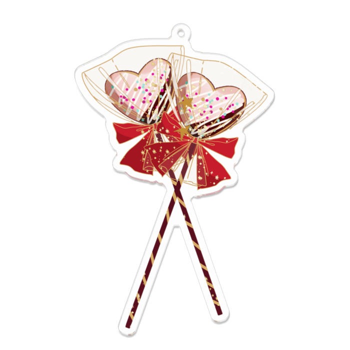アクリルキーホルダー - 100 x 100 (mm)