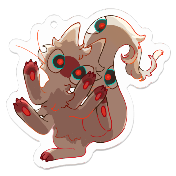 アクリルキーホルダー - 50 x 50 (mm)