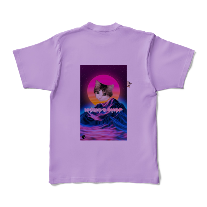 カラーTシャツ - XL - ライトパープル (淡色)