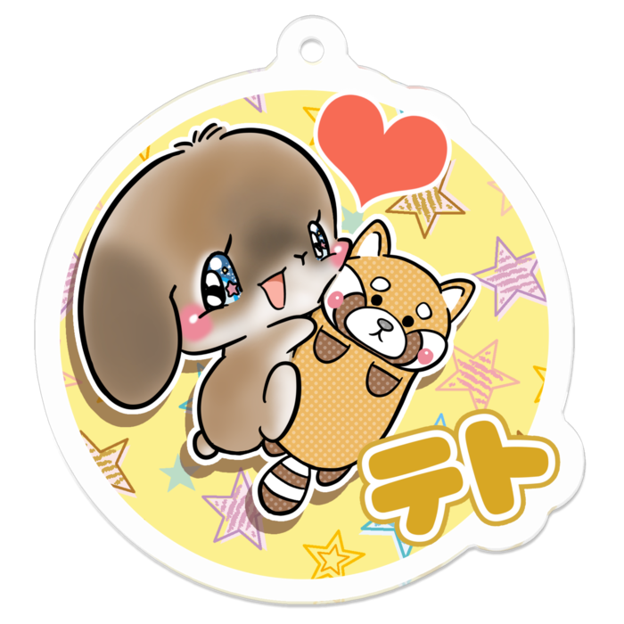 アクリルキーホルダー - 50 x 50 (mm)