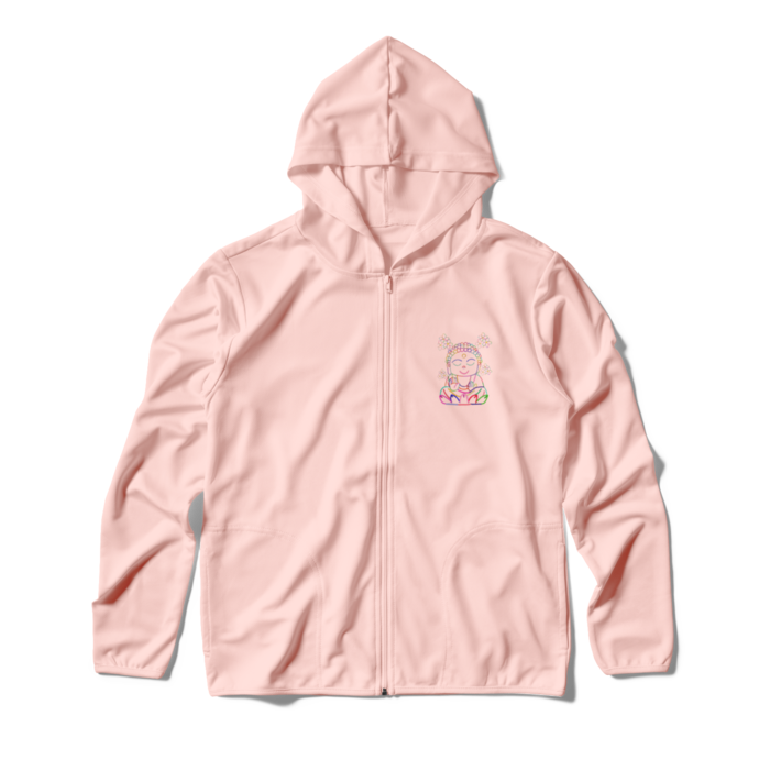ジップパーカー - M - ライトピンク