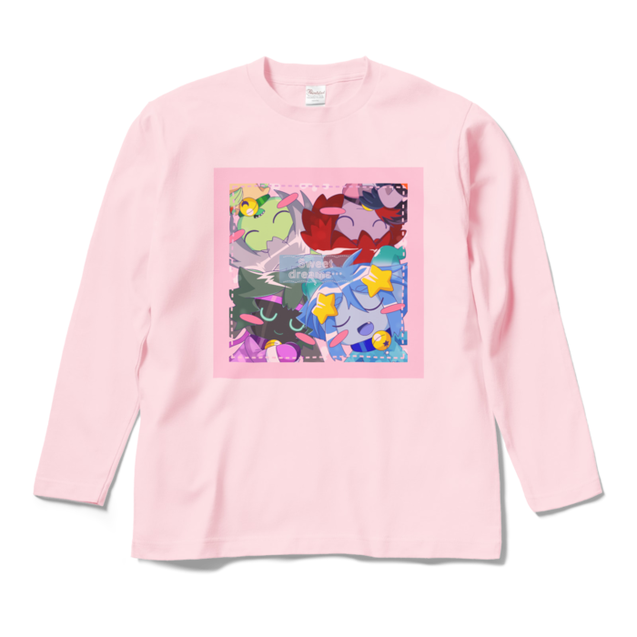 sweet dreams ロングスリーブTシャツ - M - ライトピンク