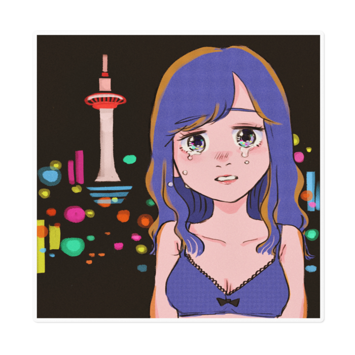ステッカー - 160 x 160 (mm)
