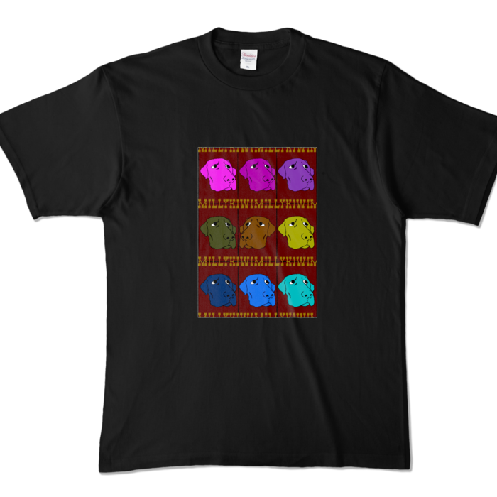 カラーTシャツ - XL - ブラック (濃色)