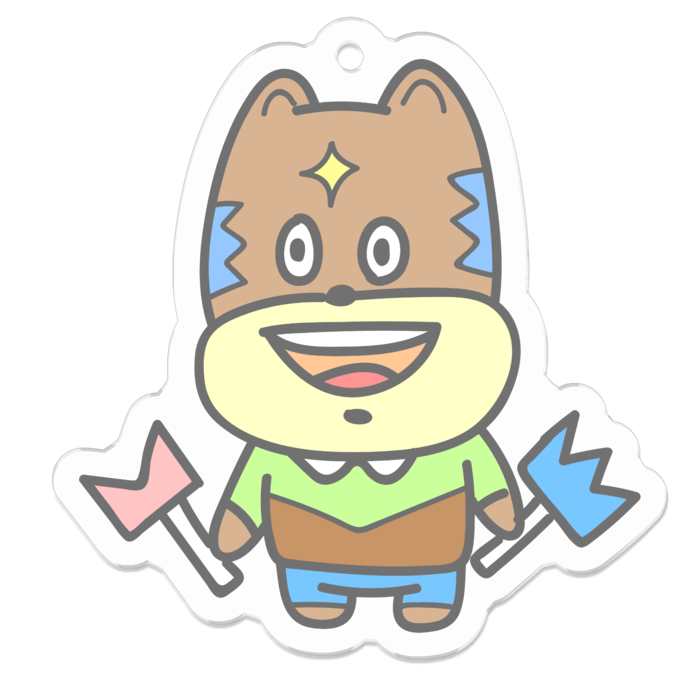 アクリルキーホルダー - 50 x 50 (mm)