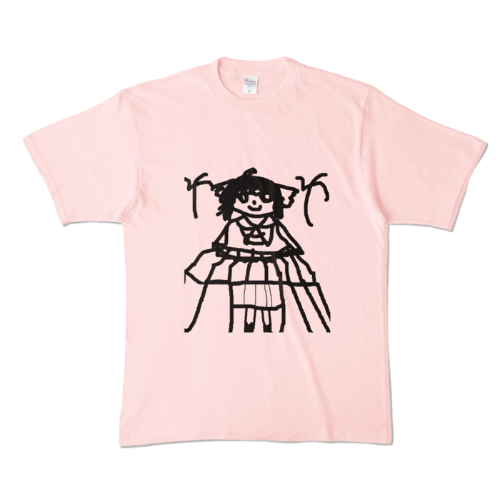 八弥カラーTシャツ - XL - ライトピンク (淡色)(1)