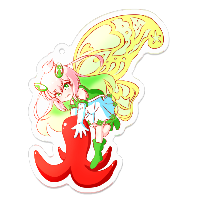 アクリルキーホルダー - 70 x 70 (mm)