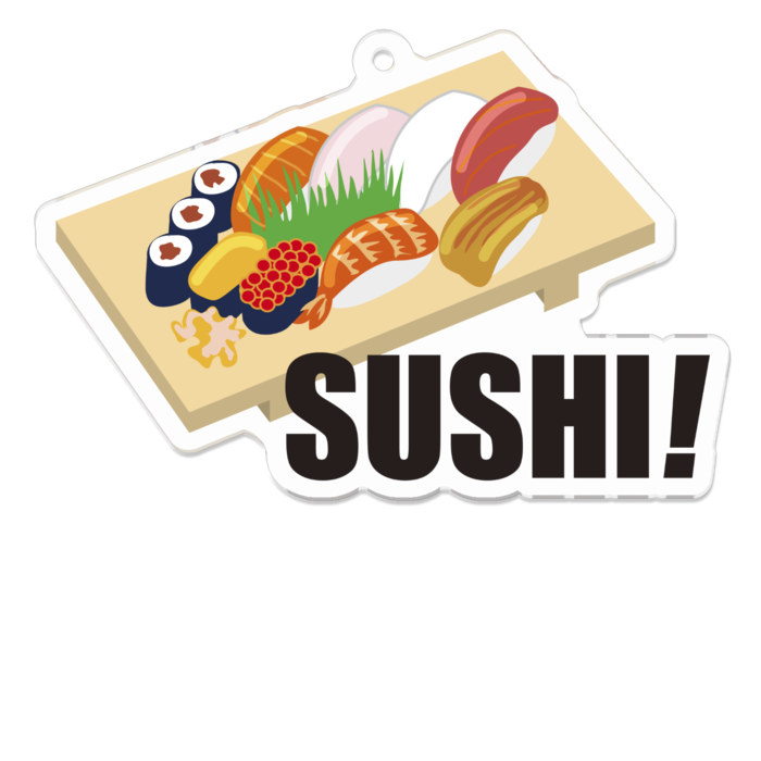 アクリルキーホルダー - 70 x 70 (mm)