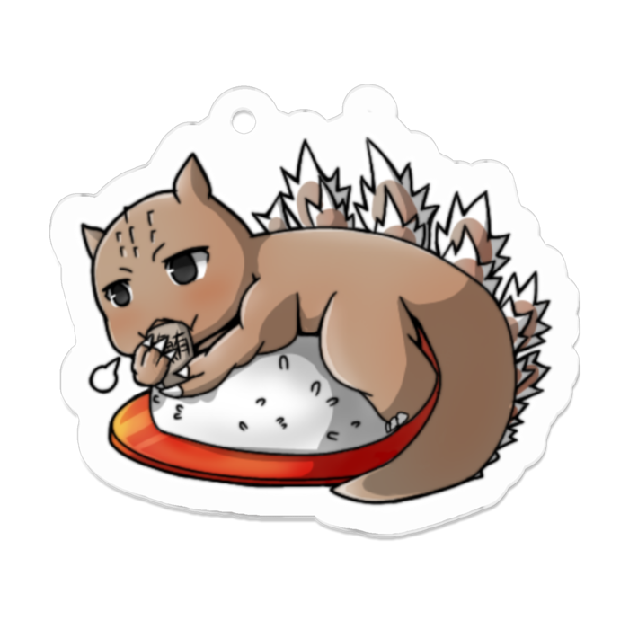 アクリルキーホルダー（コーティング） - 50 x 50 (mm)