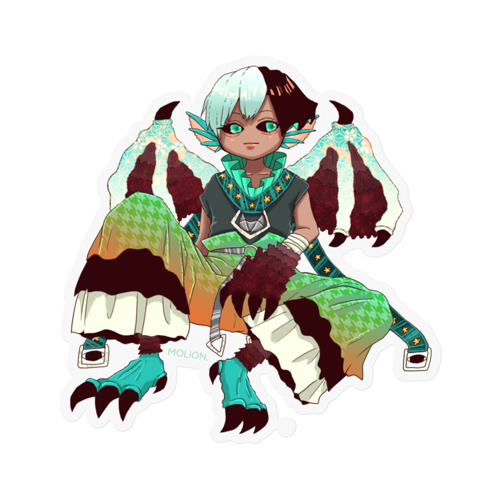 擬人化シリーズ 壱 ステッカー四種 Molion Booth