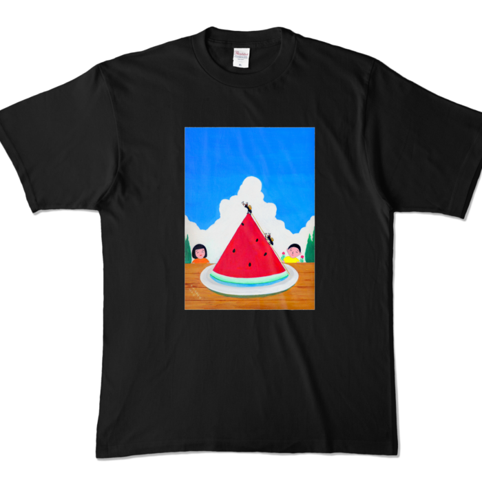 カラーTシャツ - XL - ブラック (濃色)