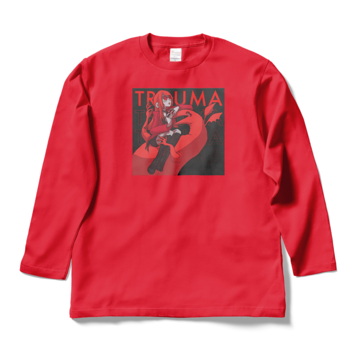 ロングスリーブTシャツ - L - レッド