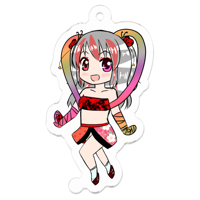 アクリルキーホルダー - 50 x 50 (mm)