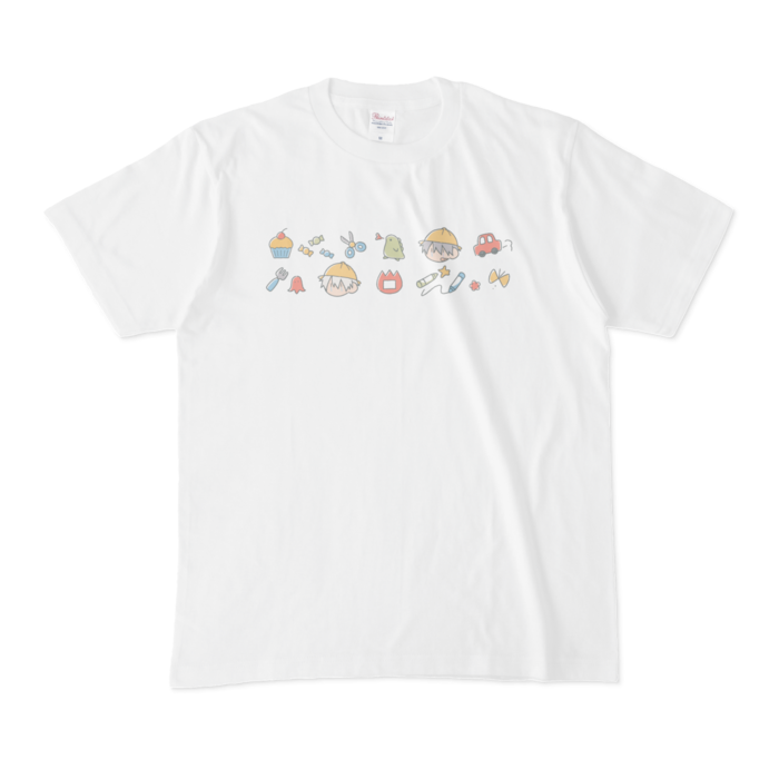 あおゆき幼稚園Tシャツ - M - 白