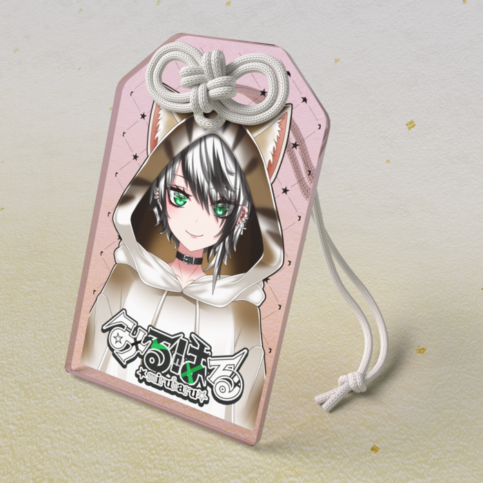 アクリルお守り - 50 × 80mm