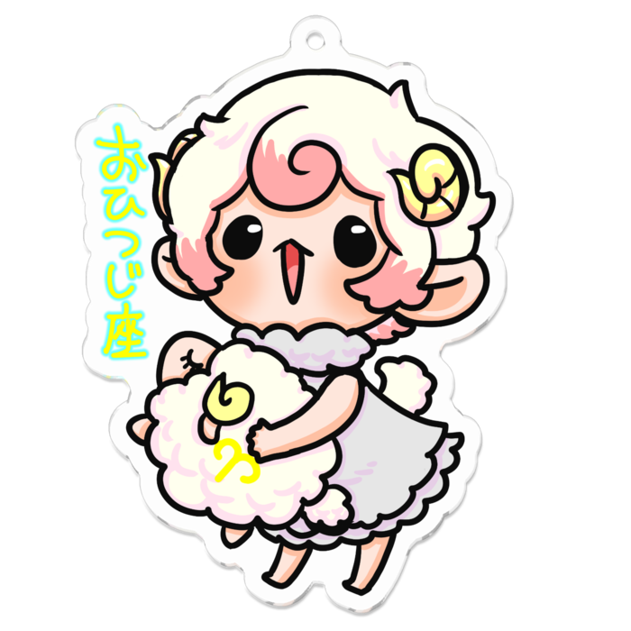 アクリルキーホルダー - 70 x 70 (mm)