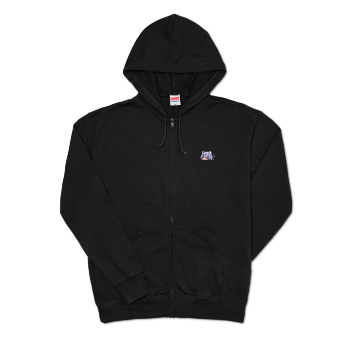 ジップパーカー - XL - ブラック