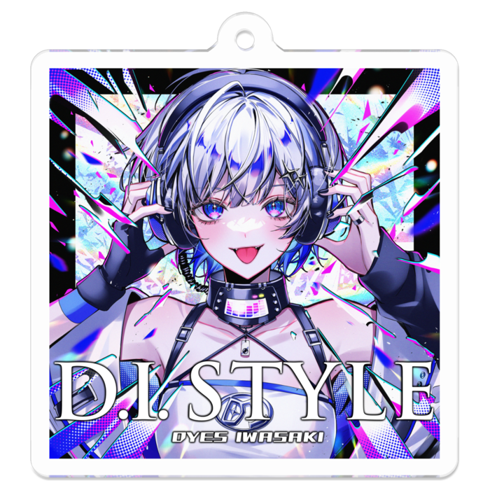 アクリルキーホルダー - 50 x 50 (mm)