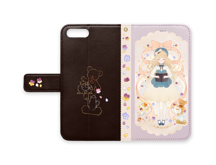 手帳型iPhoneケース - iPhone 8 Plus / 7 Plus - ストラップ穴 あり