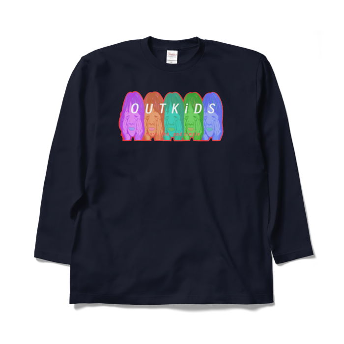 ロングスリーブTシャツ - XL - ネイビー