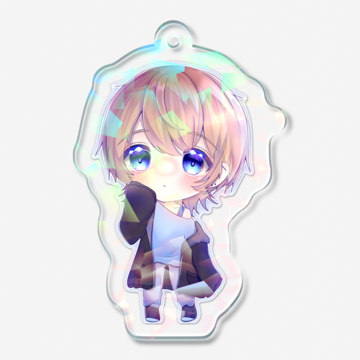 ホログラムアクリルキーホルダー - 50 × 50mm(2)