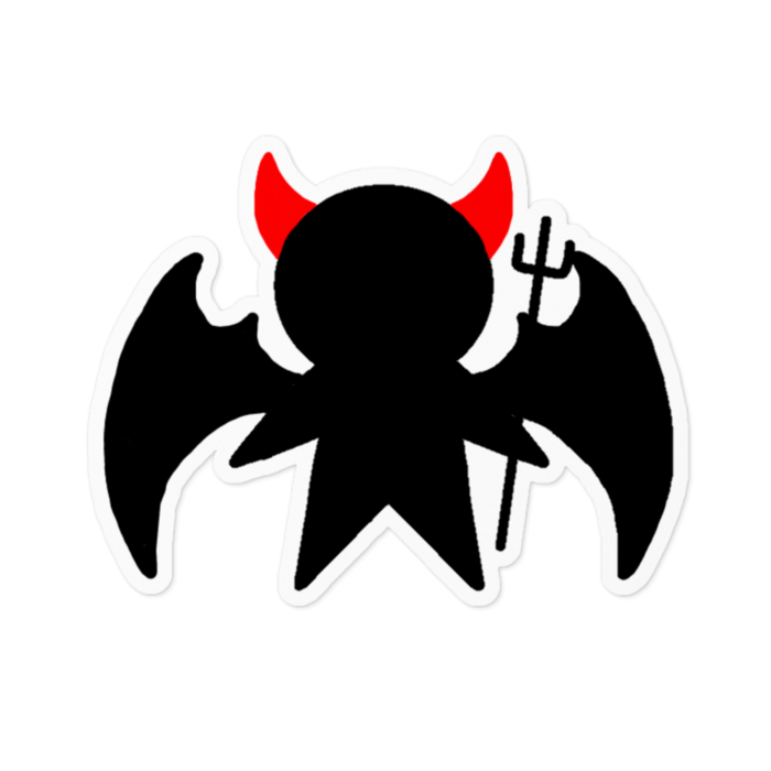 黒悪魔ちゃんステッカー