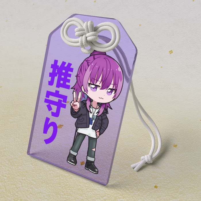 アクリルお守り - 50 × 80mm ミニイリス１