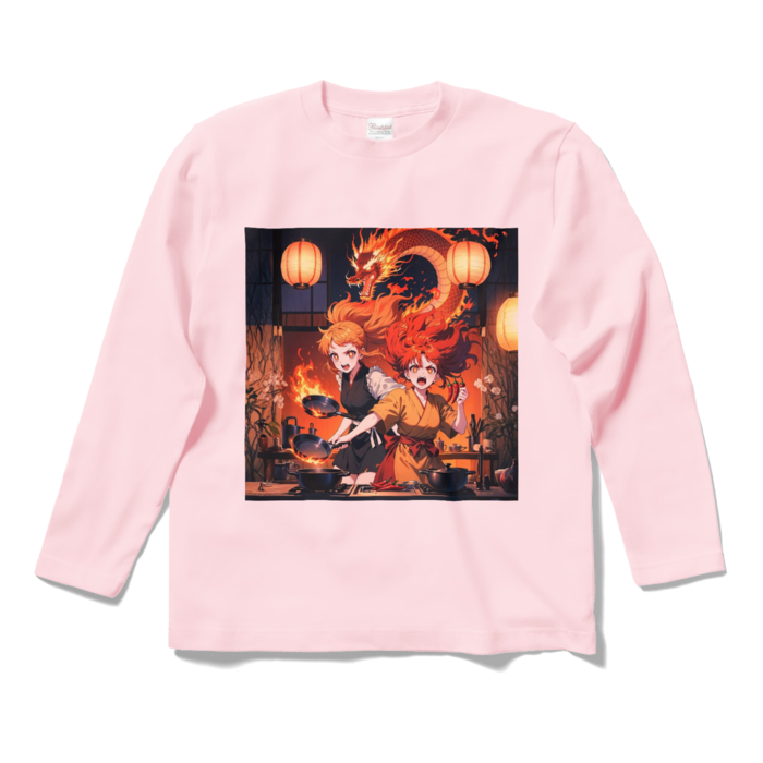 ロングスリーブTシャツ - S - ライトピンク