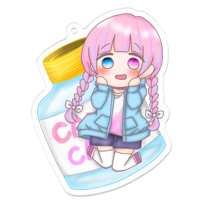 アクリルキーホルダー - 70 x 70 (mm)