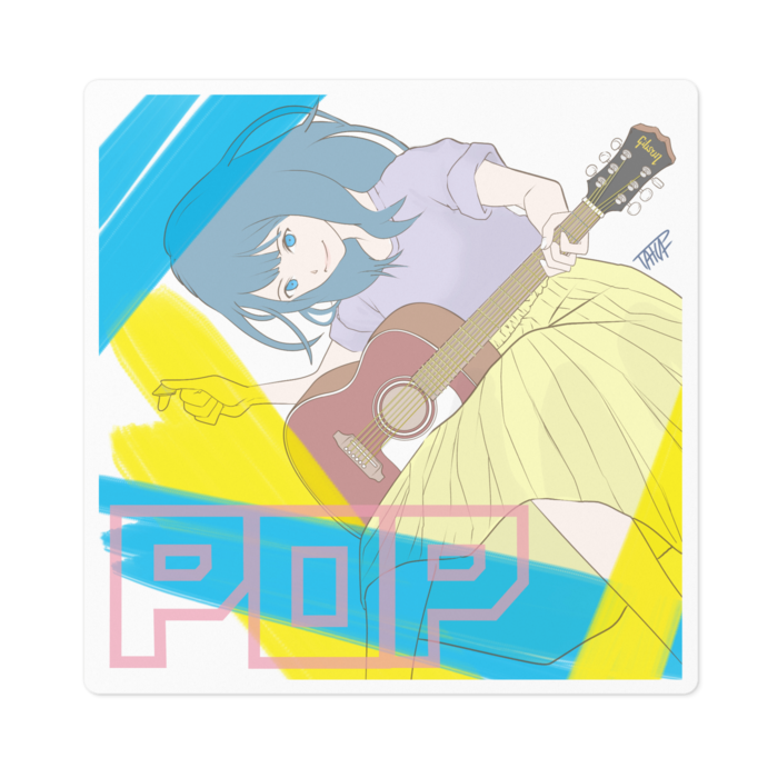 ステッカー - 100 x 100 (mm)