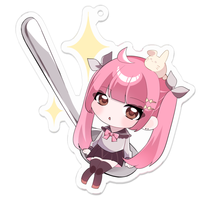 アクリルキーホルダー - 70 x 70 (mm)