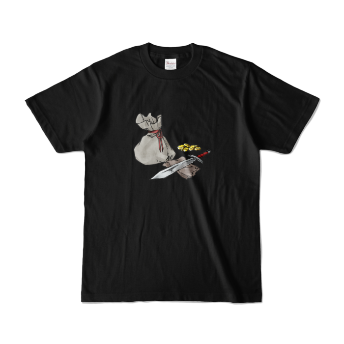 カラーTシャツ - S - ブラック (濃色)