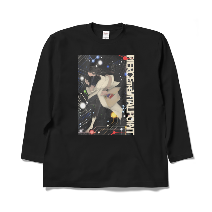 ロングスリーブTシャツ - XL - ブラック