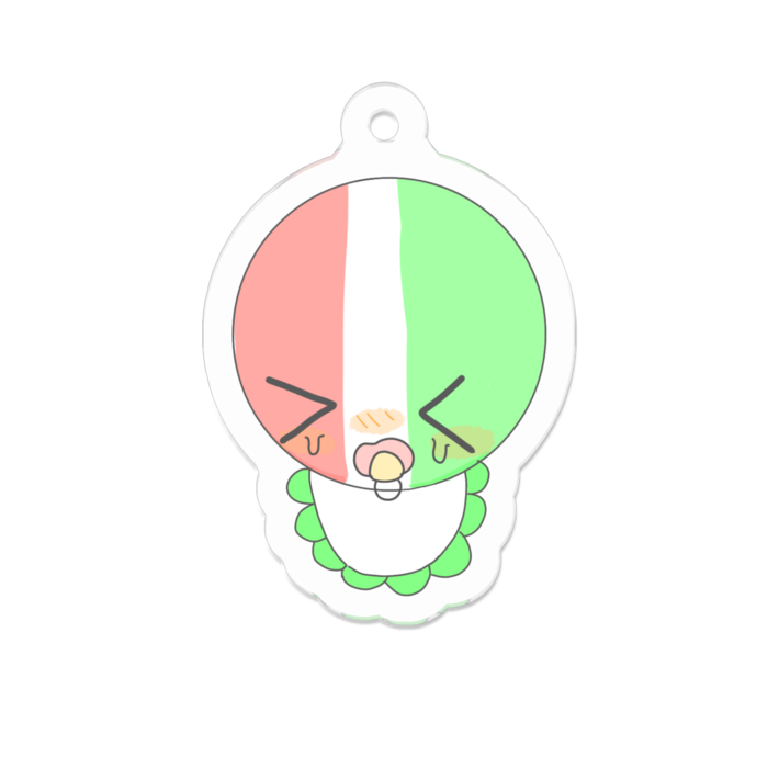 アクリルキーホルダー - 50 x 50 (mm)