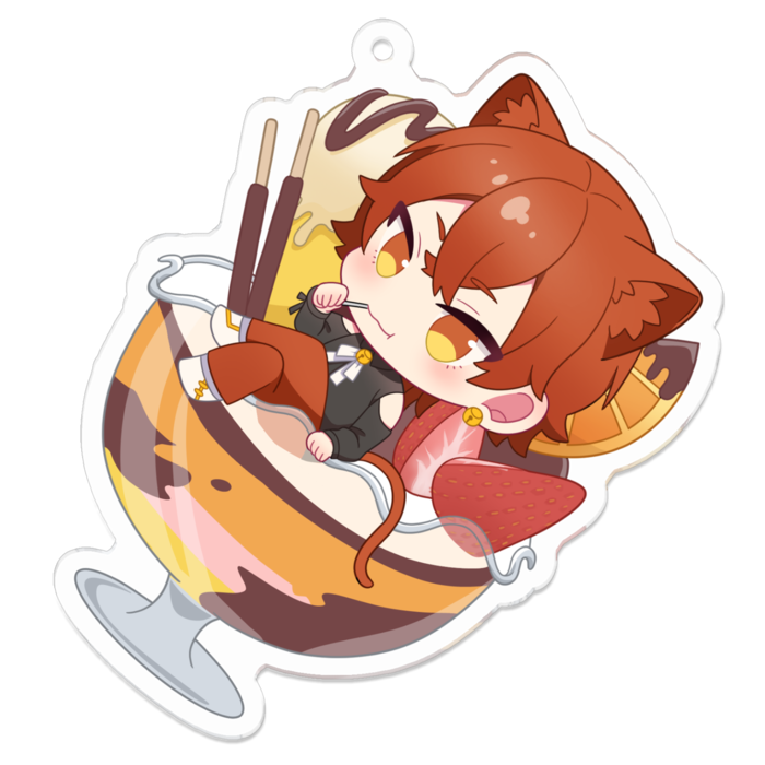 アクリルキーホルダー - 70 x 70 (mm)