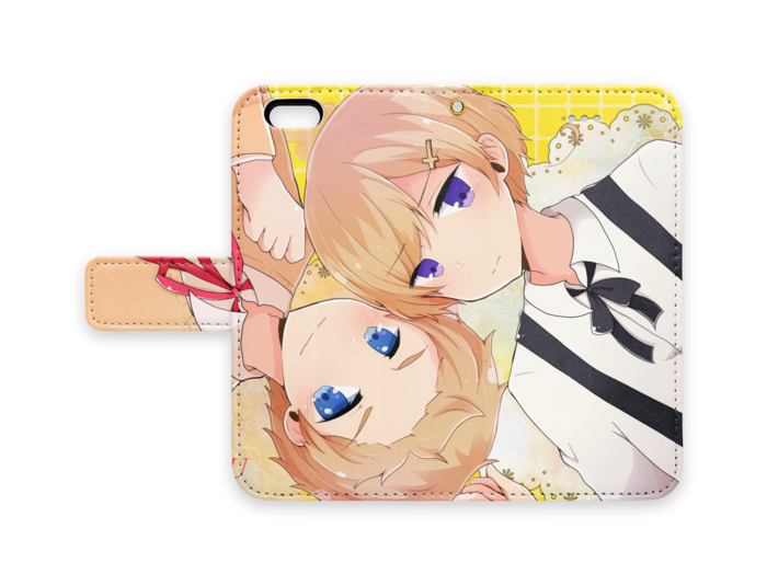 手帳型iPhoneケース - iPhone6 - ストラップ穴 あり