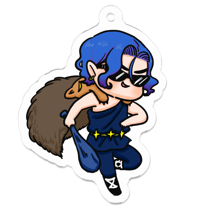 アクリルキーホルダー - 50 x 50 (mm)