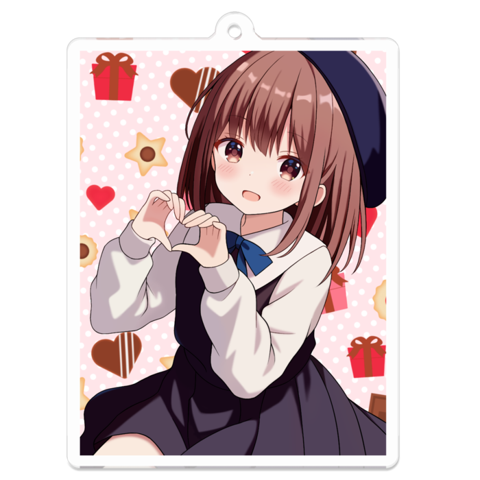 アクリルキーホルダー - 70 x 70 (mm)