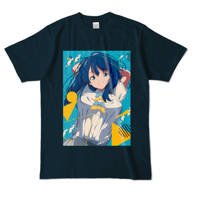 カラーTシャツ - L - ネイビー (濃色)