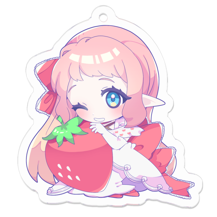 アクリルキーホルダー - 50 x 50 (mm)