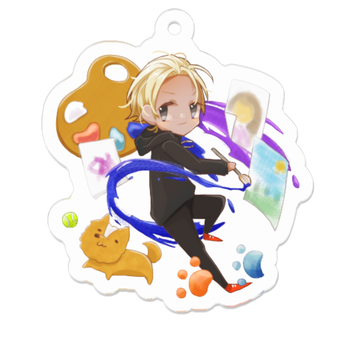 アクリルキーホルダー - 50 x 50 (mm)