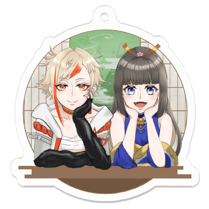 アクリルキーホルダー - 50 x 50 (mm)