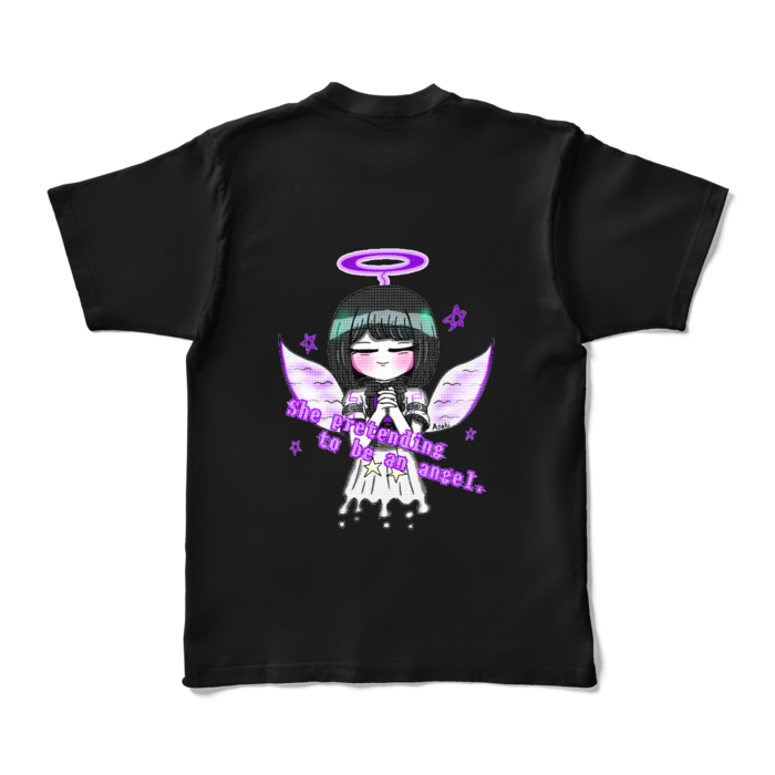 カラーTシャツ - XL - ブラック (濃色)