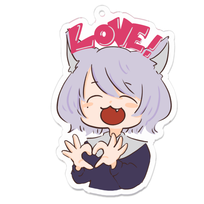 アクリルキーホルダー - 70 x 70 (mm)