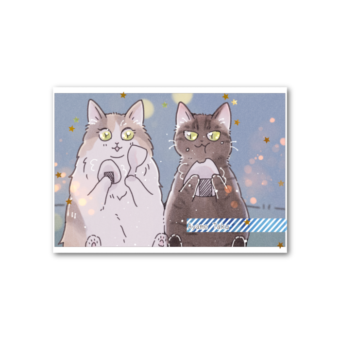 フォト風カード - 横 - 両面